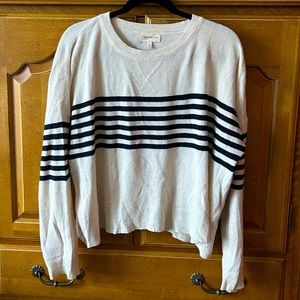 Thread & Supply - Waffle Knit Long Sleeve (Stripes), Size: L